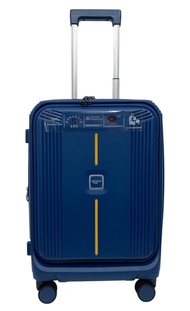 Валіза мала під ручну поклажу Airtex 647 поліпропілен S Синій - фото 3 Валіза мала під ручну поклажу Airtex 647 поліпропілен S Синій - фото 3