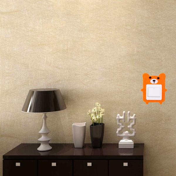 Декоративна накладка на вимикач Chilian RD900-OB ведмідь Помаранчевий - фото 3 Декоративна накладка на вимикач Chilian RD900-OB ведмідь Помаранчевий - фото 3