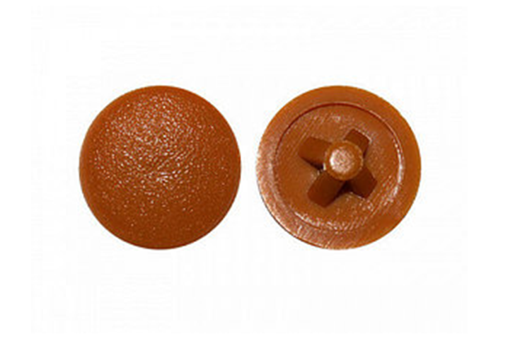 Крышка Metalvis Ø12 мм полиэтилен для шурупа Ø3,5-5 мм PZ2 100 шт. Вишня (94000000094W000000)