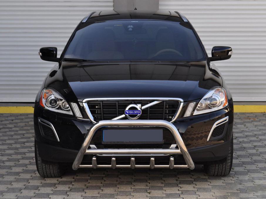 Кенгурятник WT003 CAN для Volvo XC60 2009-2017 гг. нержавеющая сталь Хром