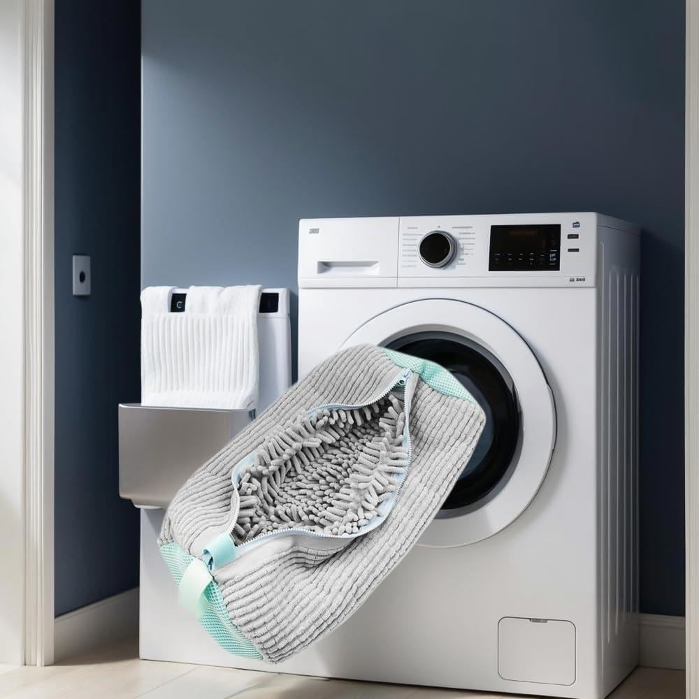 Мешок для стирки обуви в стиральной машине из микрофибры универсальный Серый (TA0145_3) - фото 2 Мешок для стирки обуви в стиральной машине из микрофибры универсальный Серый (TA0145_3) - фото 2