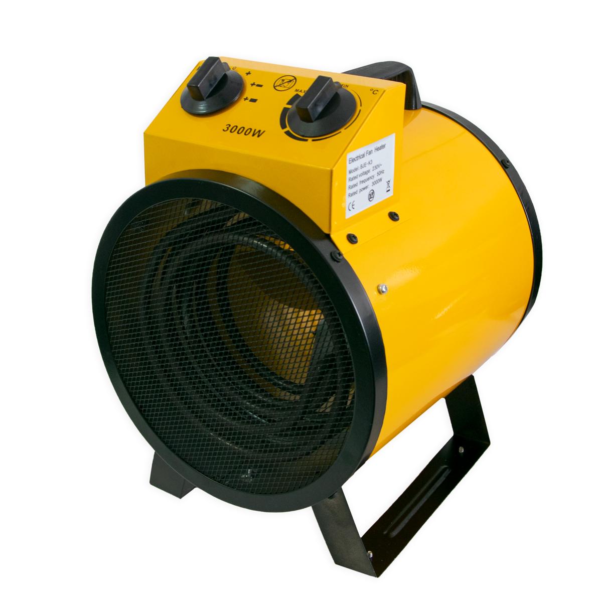 Теплопушка Industrial Fan Heater BJE-K3 3000 W Желтый (1009517-Yellow) - фото 1