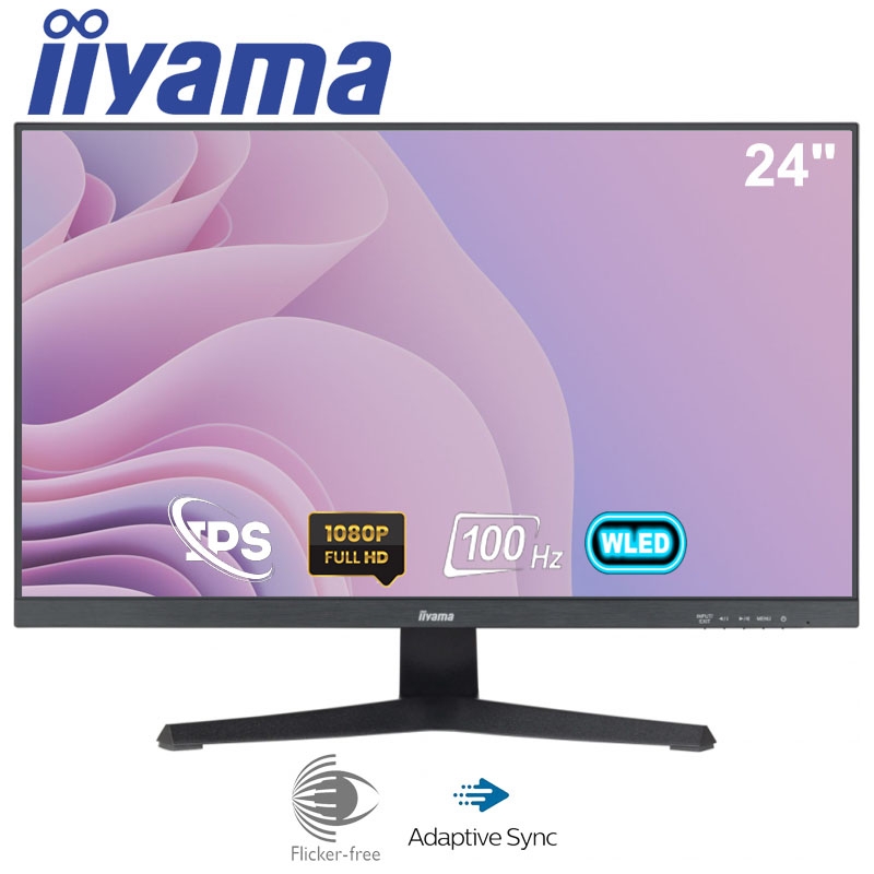 Монітор Iiyama G2445HSU-B2 безрамковий IPS 1920x1080 Full HD 24" (tf6921) - фото 3 Монітор Iiyama G2445HSU-B2 безрамковий IPS 1920x1080 Full HD 24" (tf6921) - фото 3