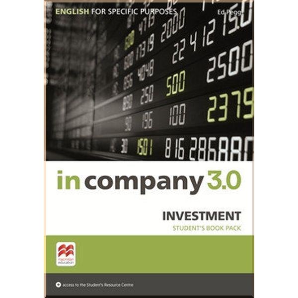 Книга Ed Pegg "In Company 3.0 ESP Investment Student's Book Pack" (ISBN:9781786328861)