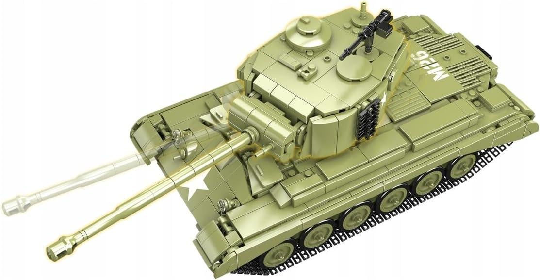 Конструктор для дорослих та дітей Mould King М26 Pershing Technik 20035 Військова техніка Танк 1054 дет. (20035) Конструктор для дорослих та дітей Mould King М26 Pershing Technik 20035 Військова техніка Танк 1054 дет. (20035)