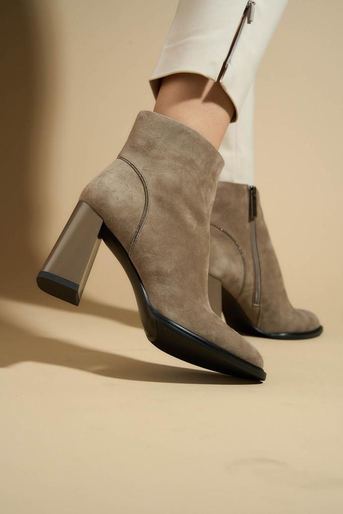 Ботильйони жіночі Fabio Monelli р. 39 Бежевий (178173) - фото 3 Ботильйони жіночі Fabio Monelli р. 39 Бежевий (178173) - фото 3