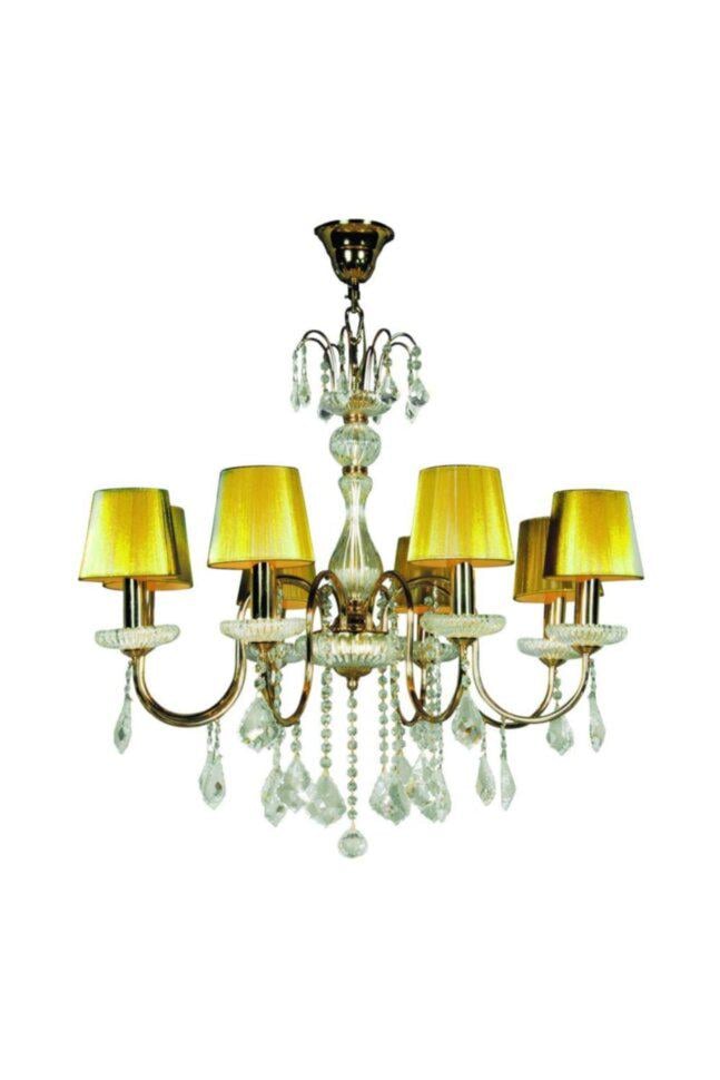 Люстра WunderLicht Wl61477 78x160 см Жовто-прозорий (WL61477-8KG)
