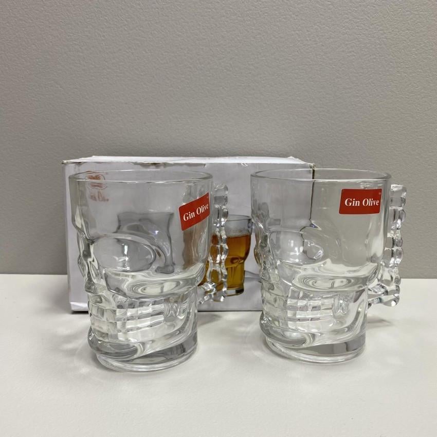 Набір келихів для пива/квасу/чаю A-PLUS 420-GO Череп 420 мл 2 шт. (2184906687) Набір келихів для пива/квасу/чаю A-PLUS 420-GO Череп 420 мл 2 шт. (2184906687)