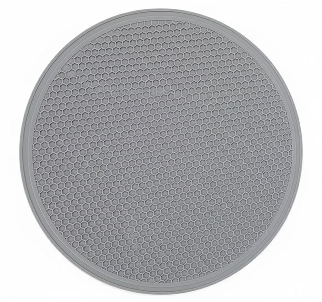 Килимок для кальяна силіконовий STORM термостійкий d 29,5 см Сірий Килимок для кальяна силіконовий STORM термостійкий d 29,5 см Сірий