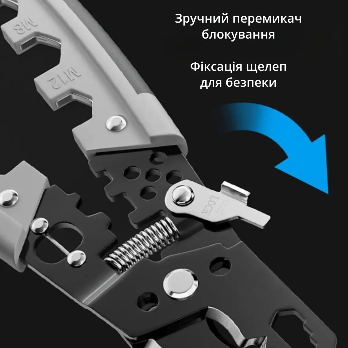 Мультитул стриппер 28в1 для зняття ізоляції/намотування/обрізання - фото 5