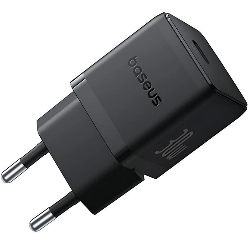Зарядний пристрій мережевий BASEUS Palm Fast Charger 30W 1USB-C P10111605113-00 Cluster Black (00000076504_1)