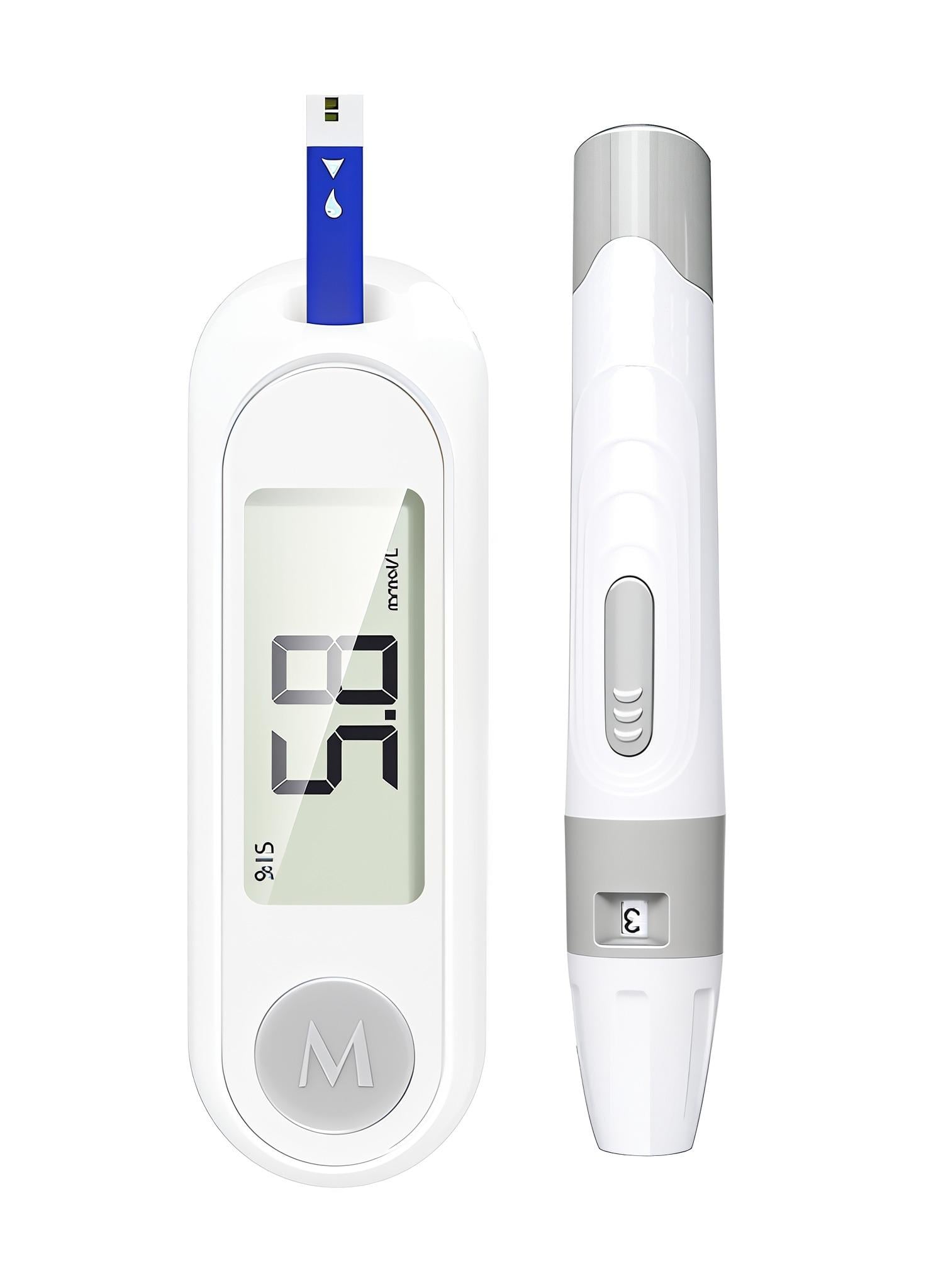 Измеритель уровня глюкозы в крови AND Белый (66512)