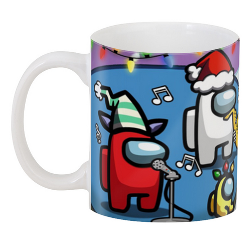 Чашка Gee! Among Us Один из нас новогодняя AU.02.09