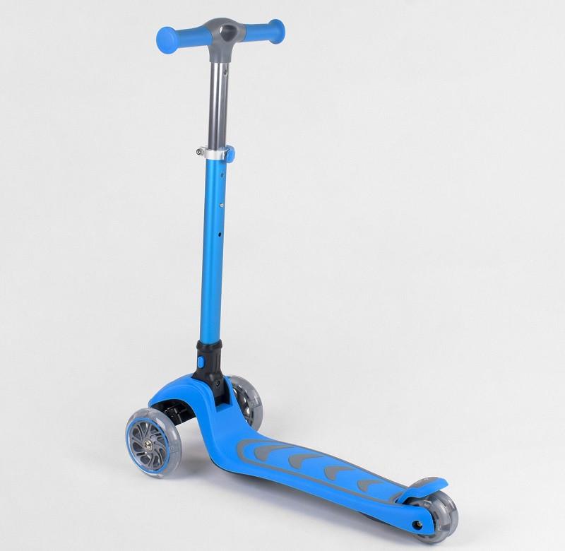 Самокат триколісний Best Scooter 38603 до 60 кг Блакитний (4ed08345) - фото 2