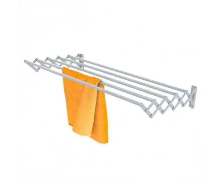 Вішалка-сушарка для одягу SKLM-4 складна настінна металева 100х70х26,5 Сірий (24948729) - фото 2 Вішалка-сушарка для одягу SKLM-4 складна настінна металева 100х70х26,5 Сірий (24948729) - фото 2