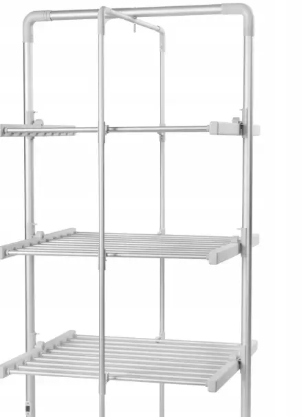 Сушилка для одежды электрическая Adler AD 7829 складная 300 Вт. 30 нагревательных трубок алюминиевая.