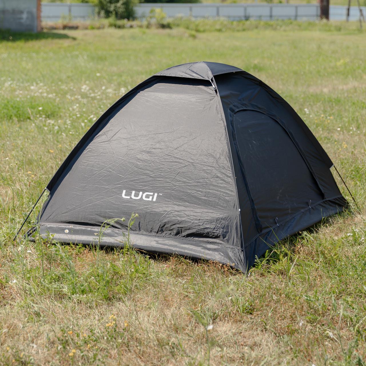 Палатка туристическая двухместная 200х150х120 см Черный (LU-025B) - фото 5 Палатка туристическая двухместная 200х150х120 см Черный (LU-025B) - фото 5