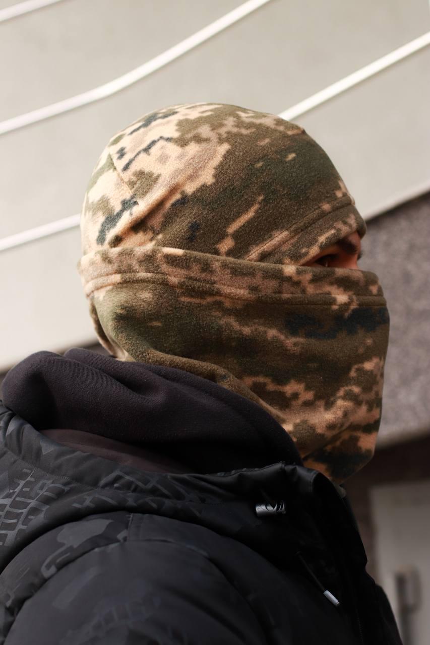 Комплект баф з шапкою та рукавицями One size Pixel (8223 c) - фото 8 Комплект баф з шапкою та рукавицями One size Pixel (8223 c) - фото 8