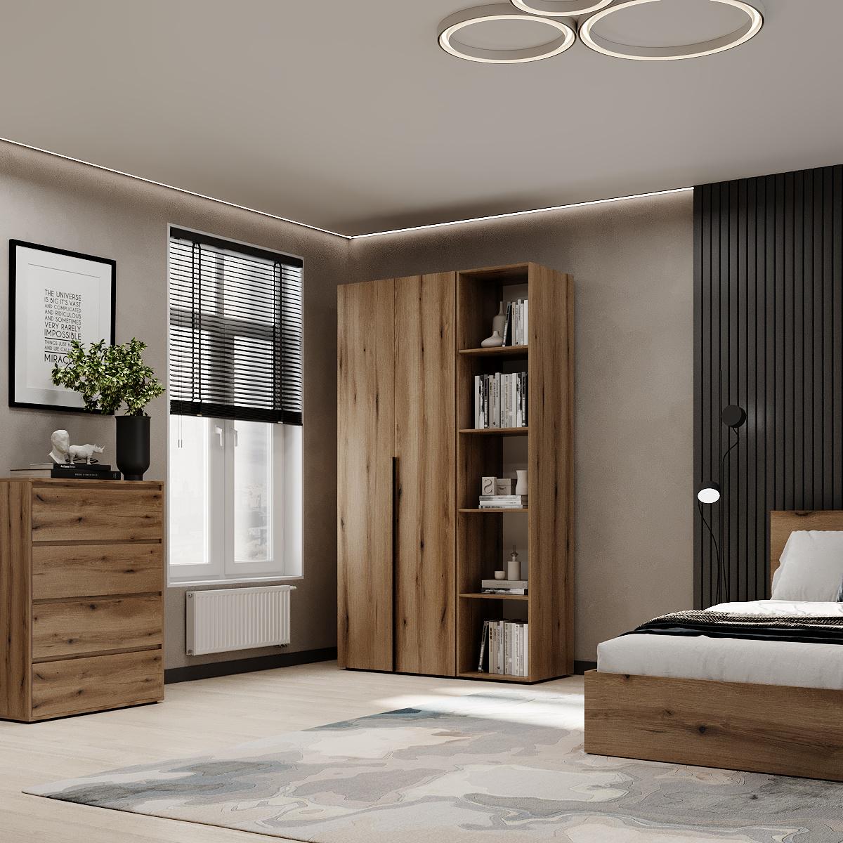 Шкаф распашной комбинированный ART IN HEAD №11 Light 1200x500x2200 мм Дуб Эвок прибрежный (GALTK01110000000) - фото 3 Шкаф распашной комбинированный ART IN HEAD №11 Light 1200x500x2200 мм Дуб Эвок прибрежный (GALTK01110000000) - фото 3