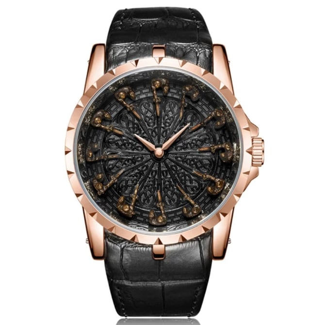 Часы наручные мужские Onola Hindi Black (8405)