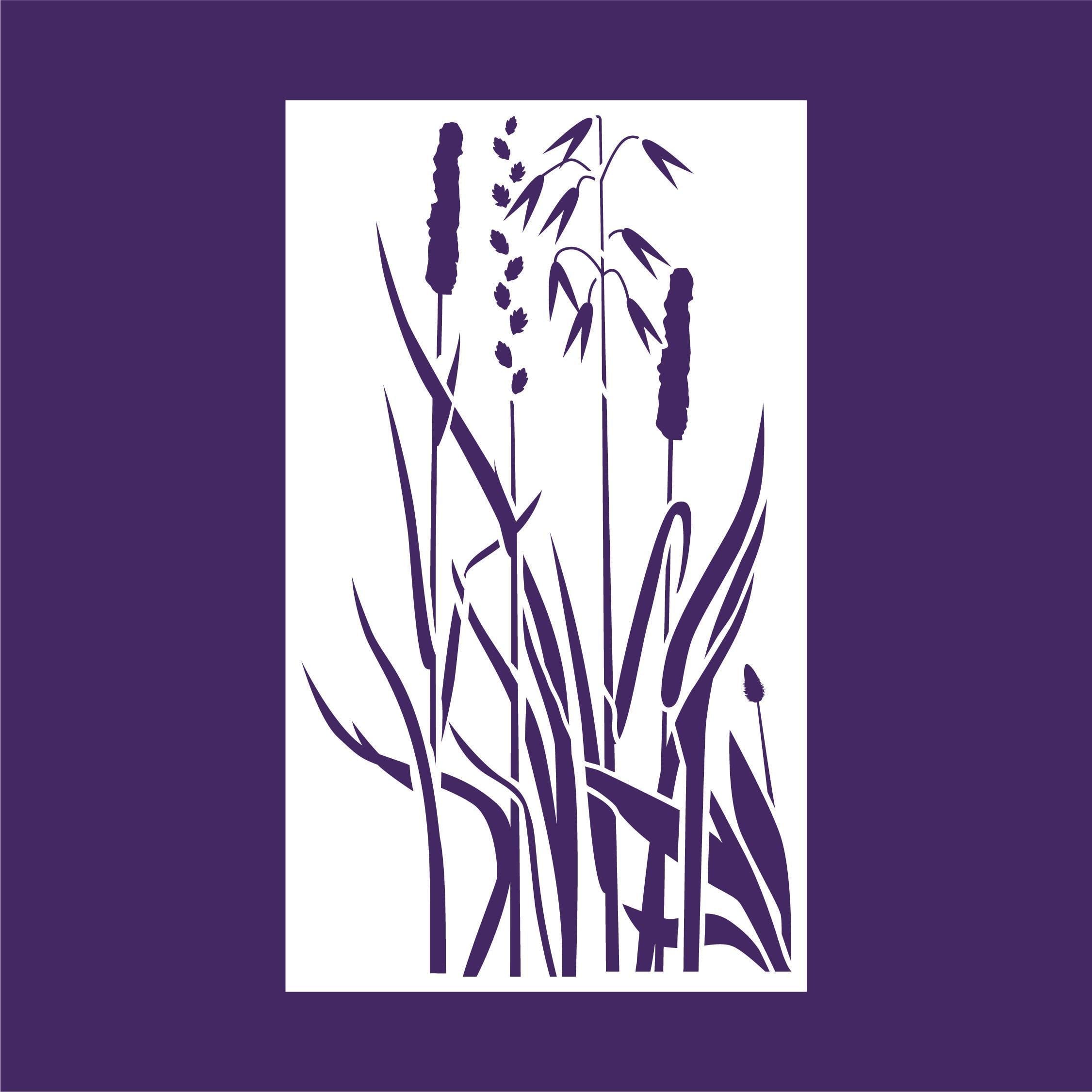 Трафарет для стен DFA Трава 1 для штукатурки и краски 0,3-1 мм (Р00125)