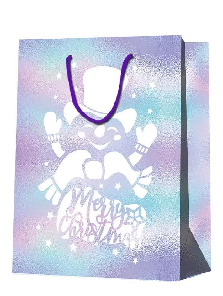 Подарочный пакет новогодний Stenson R33091-S Merry Christmas
