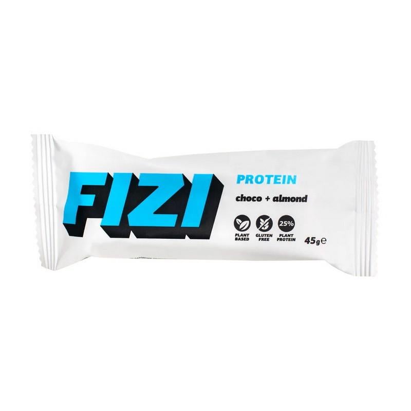 Протеїновий батончик Fizi Protein Bar 45 г Шоколад мигдаль (22469-01)