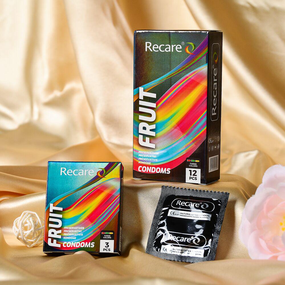Презерватив Recare Holographic Fruit Flavour Мята/Банан/Клубника 3 шт. - фото 6