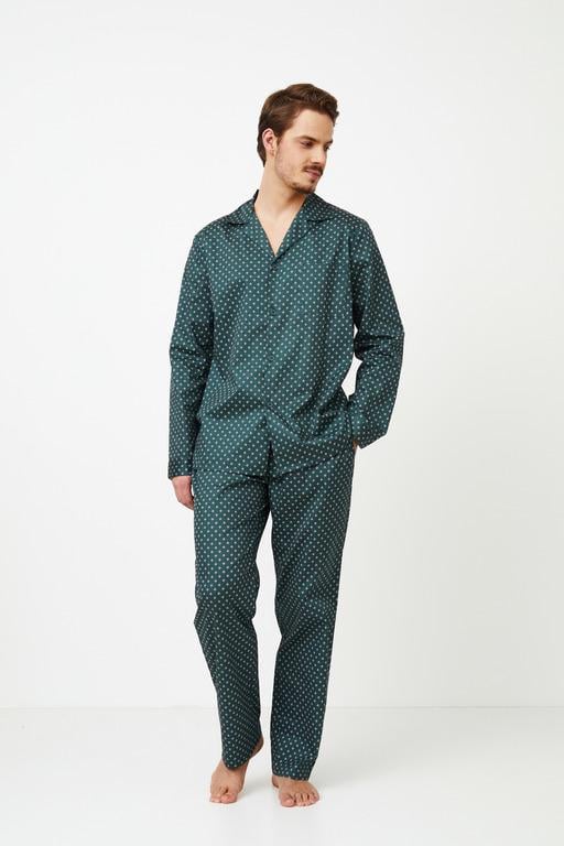 Пижама мужская Aruelle рубашка и штаны XL Изумрудный (Gabriel-long)
