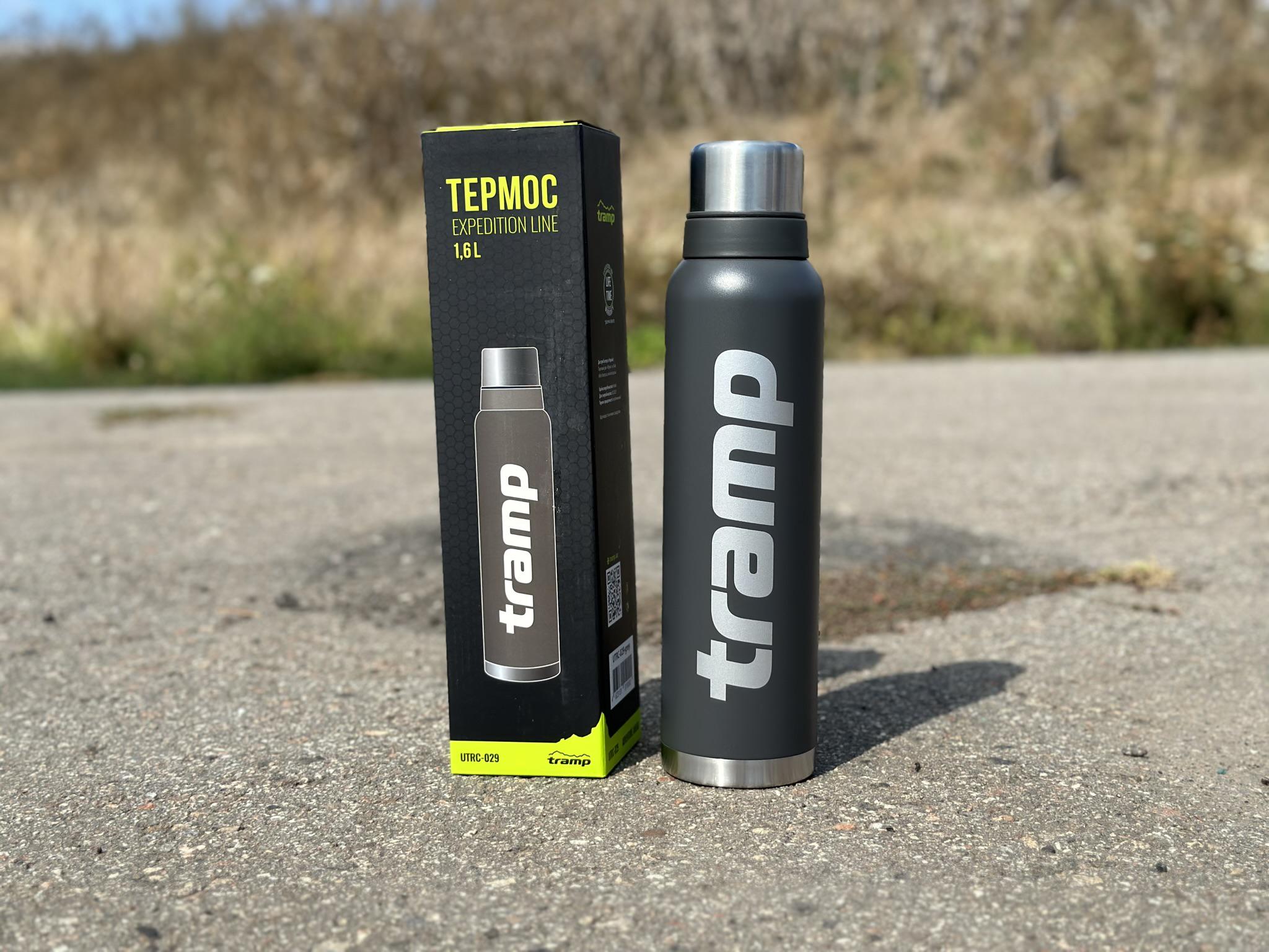 Термос для напоїв Tramp expeditio з нержавіючої сталі тримає 24 ч. 1,6 л (UTRC-029-grey) - фото 2 Термос для напоїв Tramp expeditio з нержавіючої сталі тримає 24 ч. 1,6 л (UTRC-029-grey) - фото 2