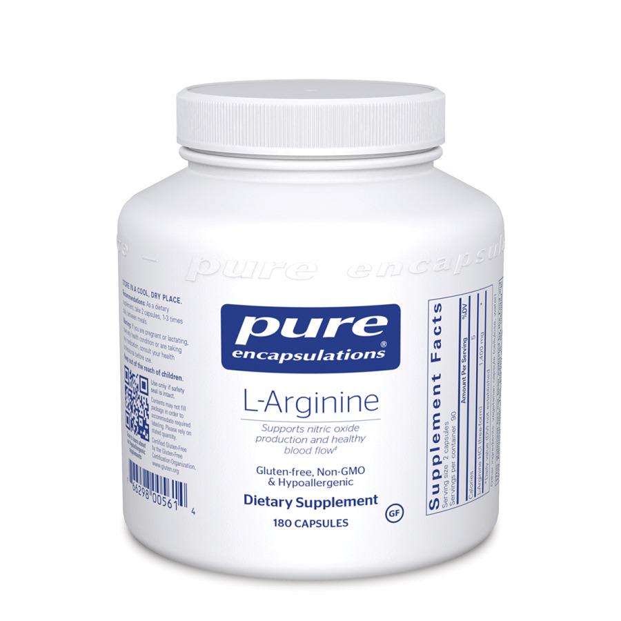 Аминокислота Pure Encapsulations L-Arginine 180 капс. (8710)