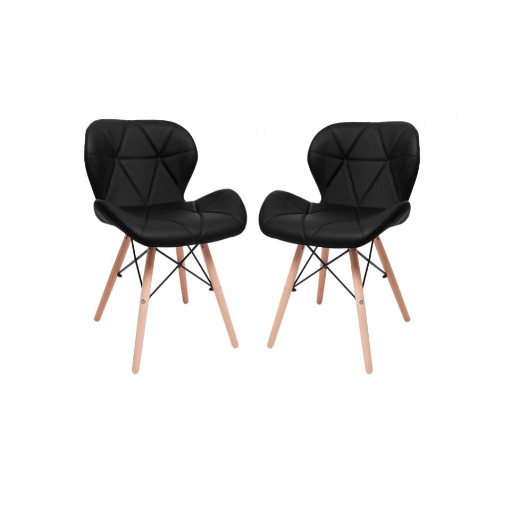 Крісло Bonro B-531 екошкіра 2 шт. Чорний (4240067212)