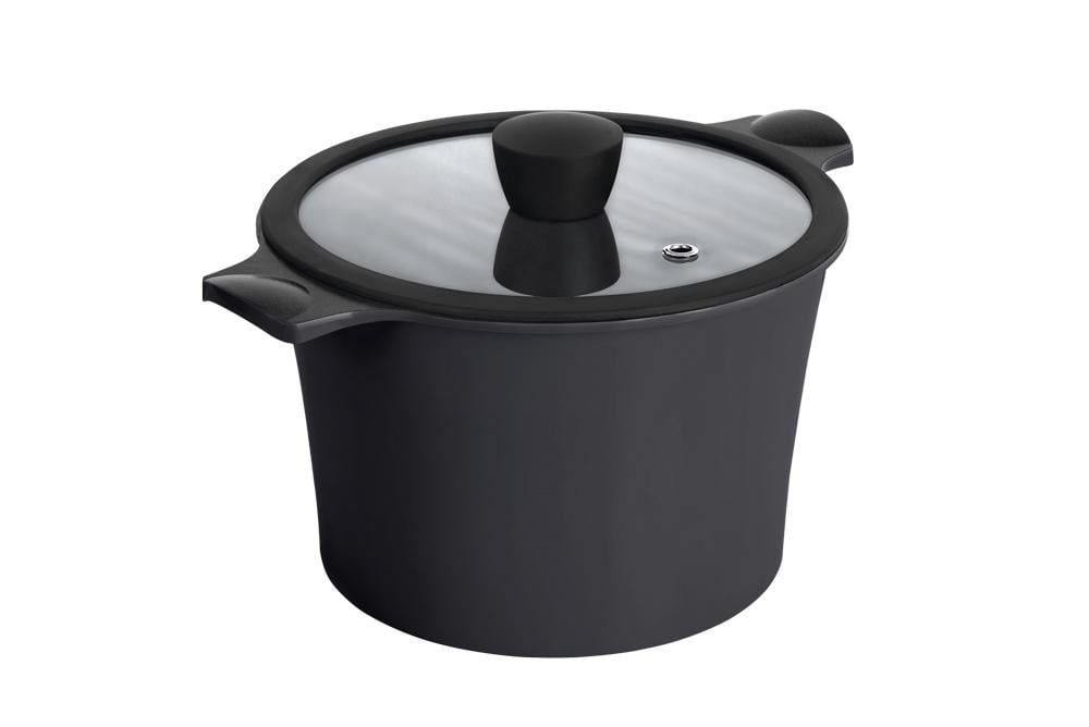 Каструля Ringel Zitrone 24x16,2 см 5,8 л з кришкою Black (UG-RG-2108-24/2 BL)