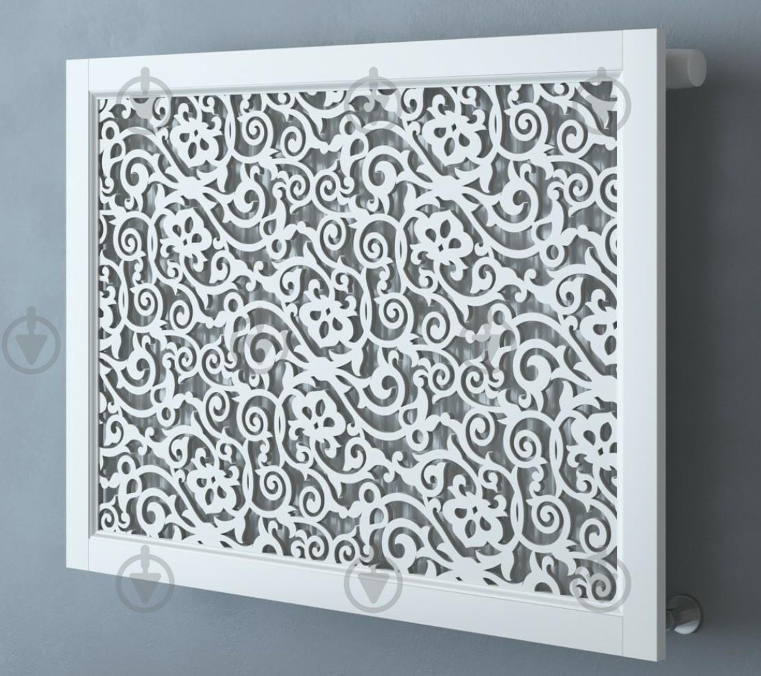 Экран-решетка декоративная на батарею отопления R59-F70 Белый (26063356)