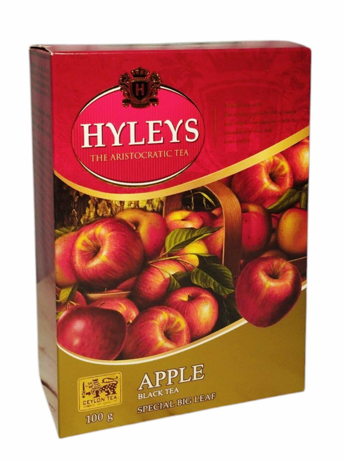 Чай черный Hyleys цельностовый с кусочками яблока 100 г (60275)