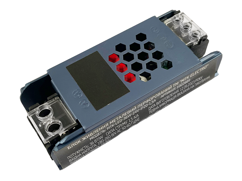 Блок питания MTK 24V 36W 1,5А IP20 (8788)