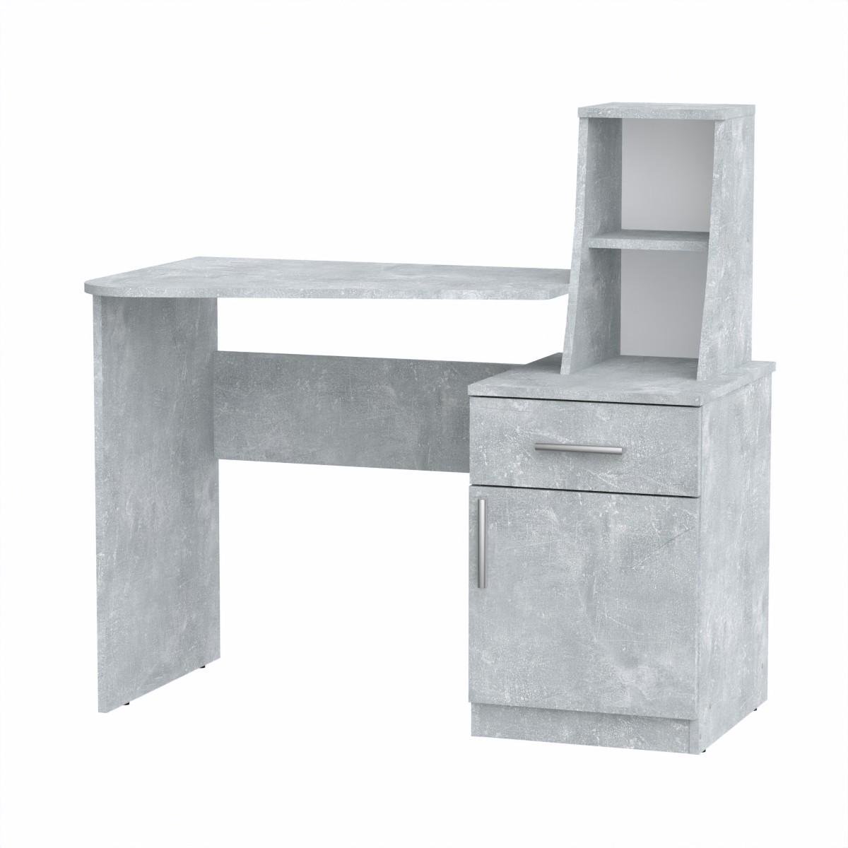 Стіл письмовий Компаніт Школяр 3 110х57х104,8 см Бетон (66f00be4e46f9163b5262a5c)