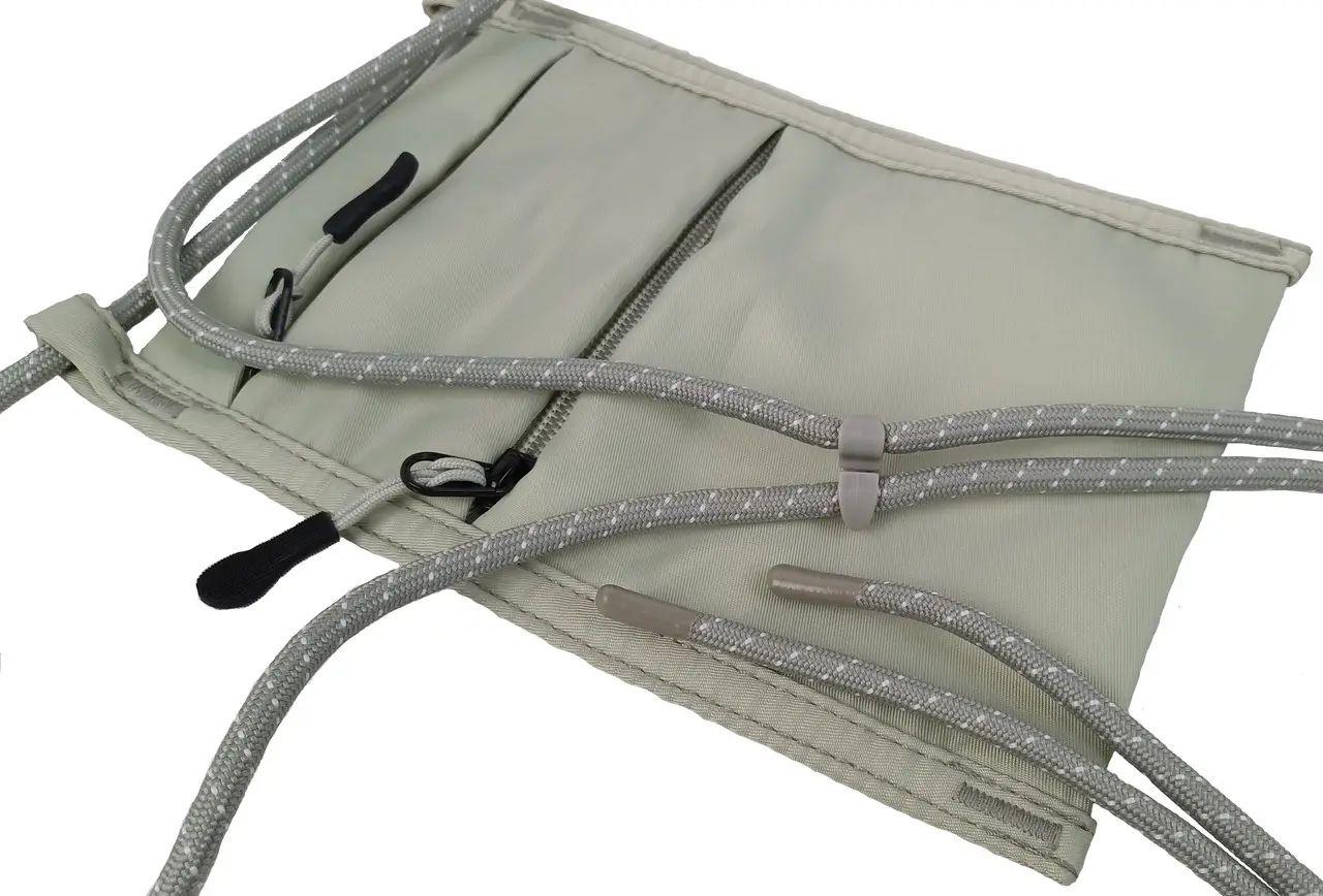 Чоловіча сумка для телефону Agate з ремінцем на шию Сірий (4061461606503) - фото 2 Чоловіча сумка для телефону Agate з ремінцем на шию Сірий (4061461606503) - фото 2