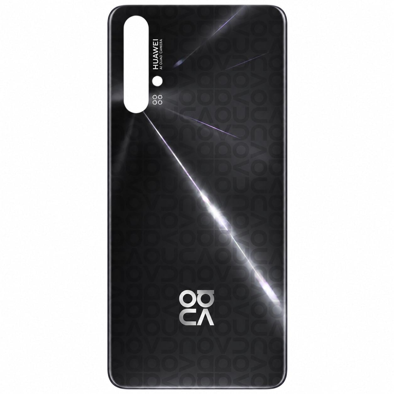 Задняя крышка корпуса Huawei Nova 5T Black для замены поврежденной панели (000560993)