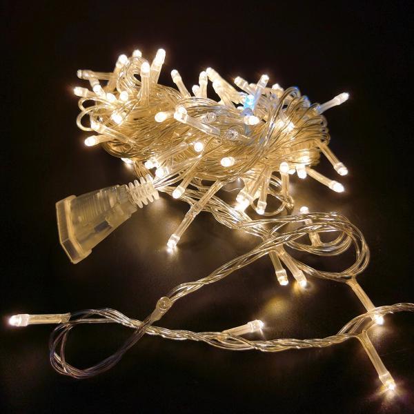 Гірлянда LED нитка Novogod'ko 100 ламп 5 м Теплий білий (973764)