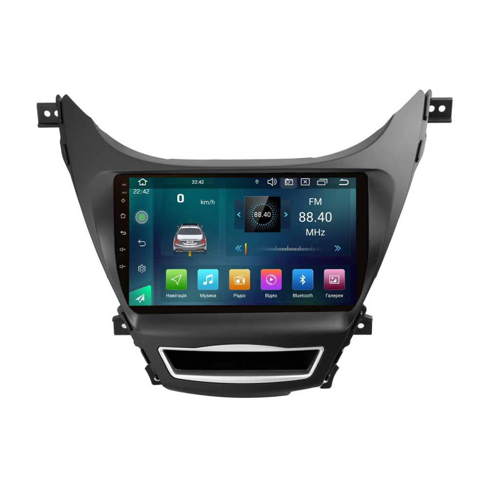 Магнитола штатная CYCLONE C9 CPL GSM Carplay 2/32 GB 4G для Hyundai Elantra 2011-2013 г. (AR-81090)