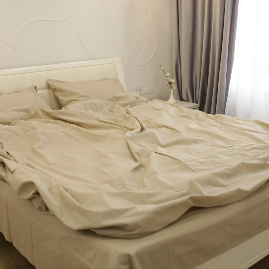 Постільна білизна Ohra Home Кретон Duna полуторний Пісочний