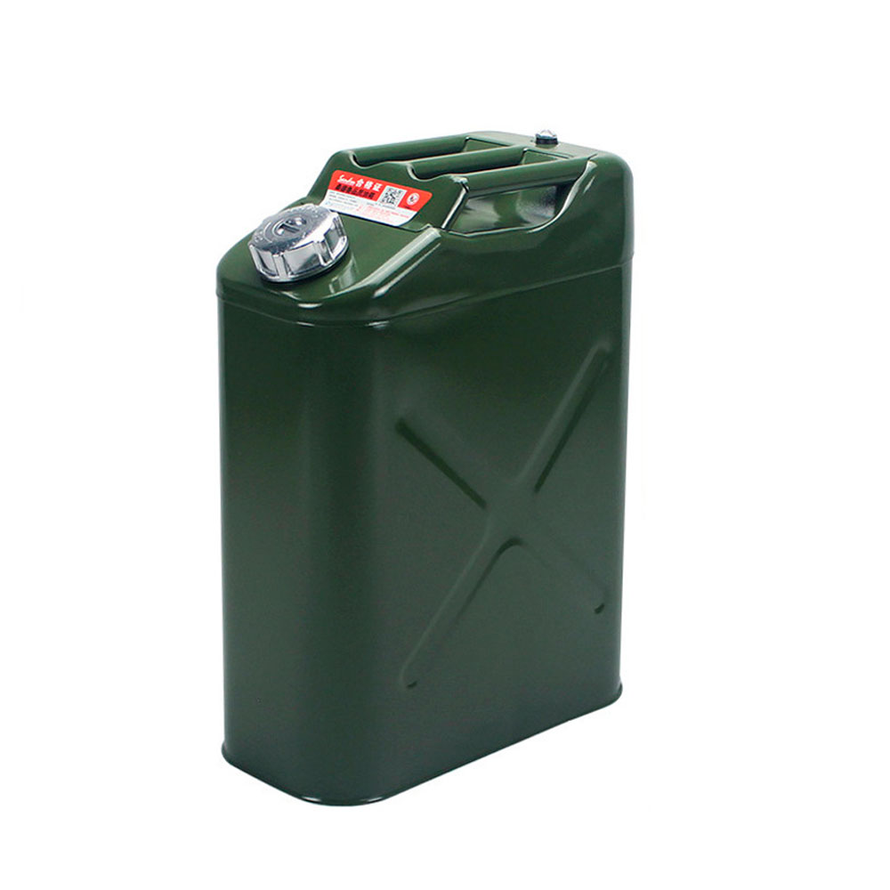 Канистра Merlion YT-HS-FV-20L металлическая с клапаном и гибкая лейка 20 л 340х165х460 мм Зеленый (YUT_V9563)