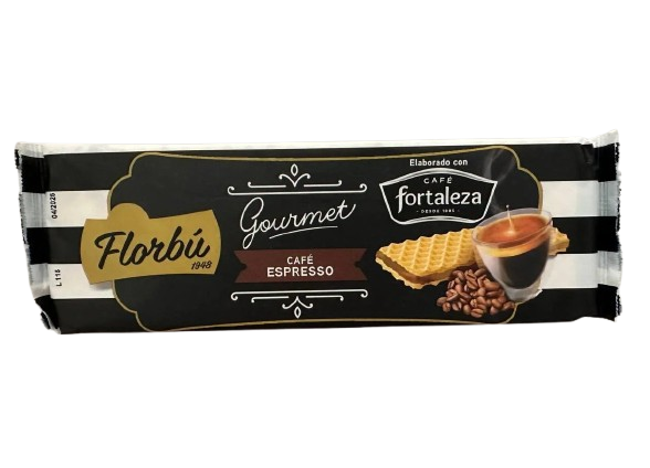 Вафли Florbu Gourmet Cafe Fortaleza Espresso Coffee 150 г