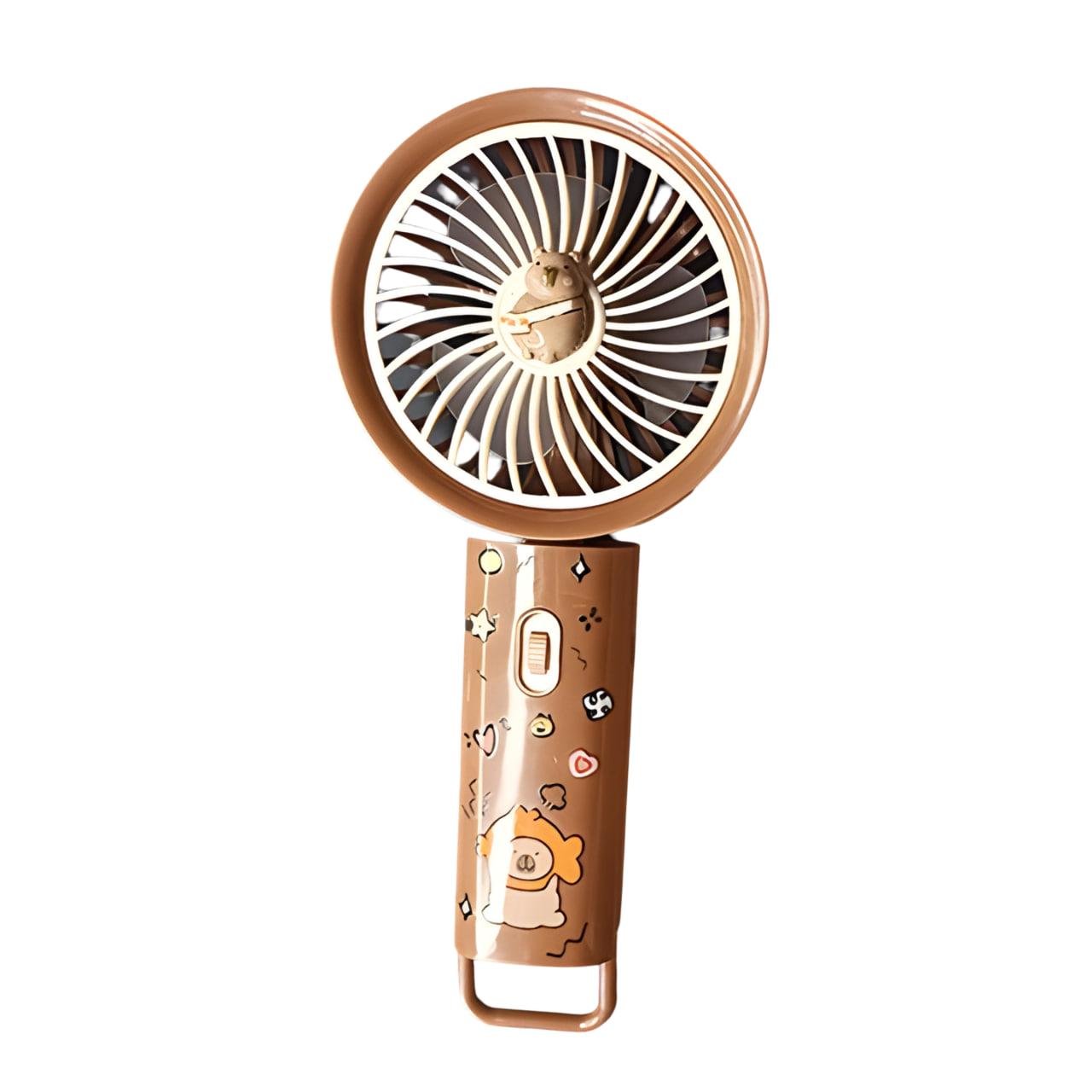 Детский вентилятор Капибара Коричневый (SD-05)