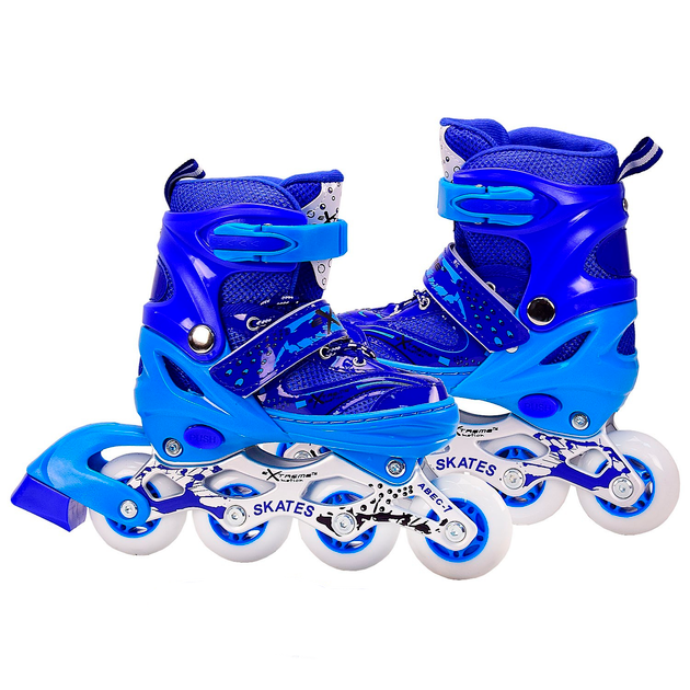 Ролики раздвижные Extreme Motion колеса PVC со светом R2078 (27882030)