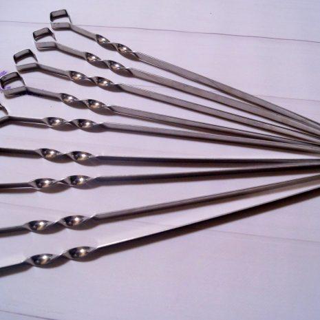 Шампура з нержавіючої сталі 1,5 мм (1415405314) - фото 2 Шампура з нержавіючої сталі 1,5 мм (1415405314) - фото 2