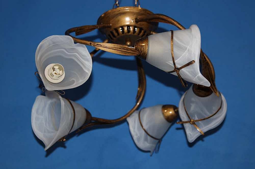 Люстра с плафонами Ray L90643K/5 (IR005866) Люстра с плафонами Ray L90643K/5 (IR005866)