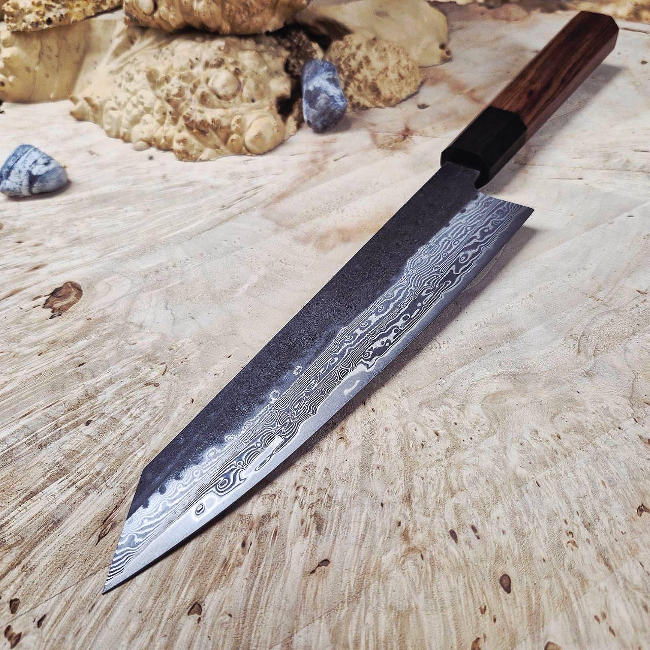 Кухонний ніж японський Кіріцуке з 67 шарів дамаської сталі VG-10 21 см