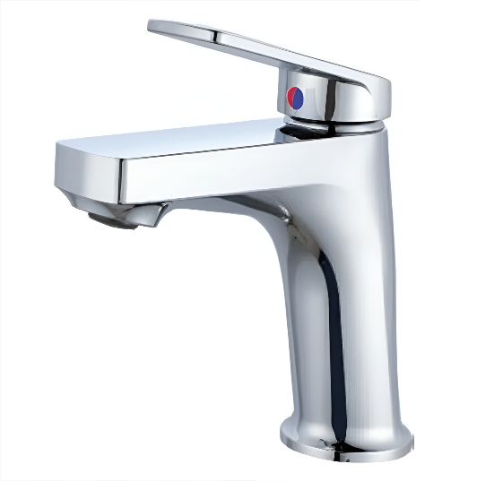 Смеситель для умывальника PLAMIX Lucas-001 SET с подводом Chrome (PM0707)